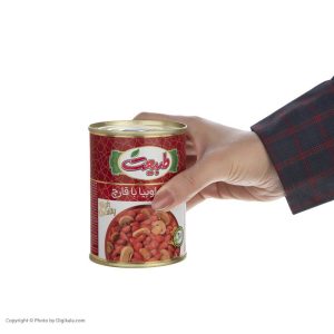 کنسرو لوبیا با قارچ طبیعت